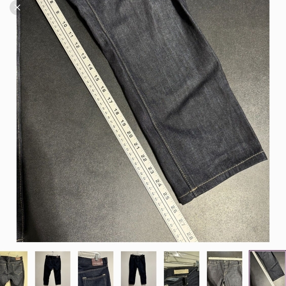 Allsaints Ridge Dark Blue Jeans. - Picture 7 of 7